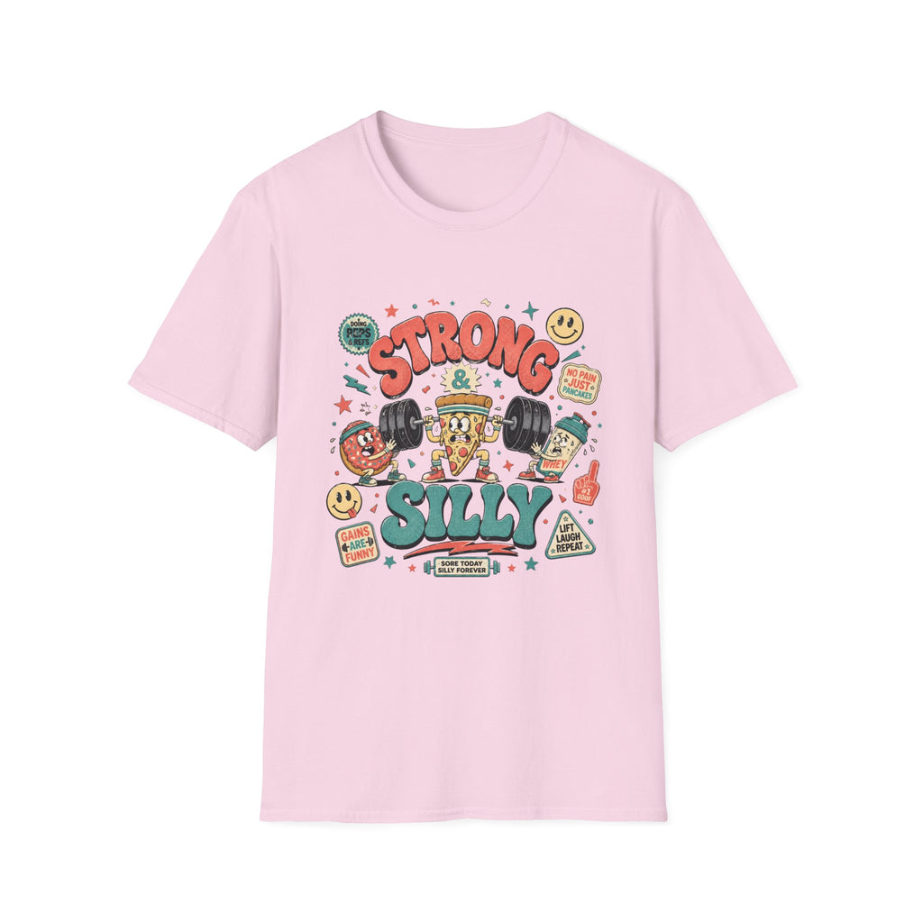 Strong & Silly T-Shirt - Cute Retro Cartoon Tee