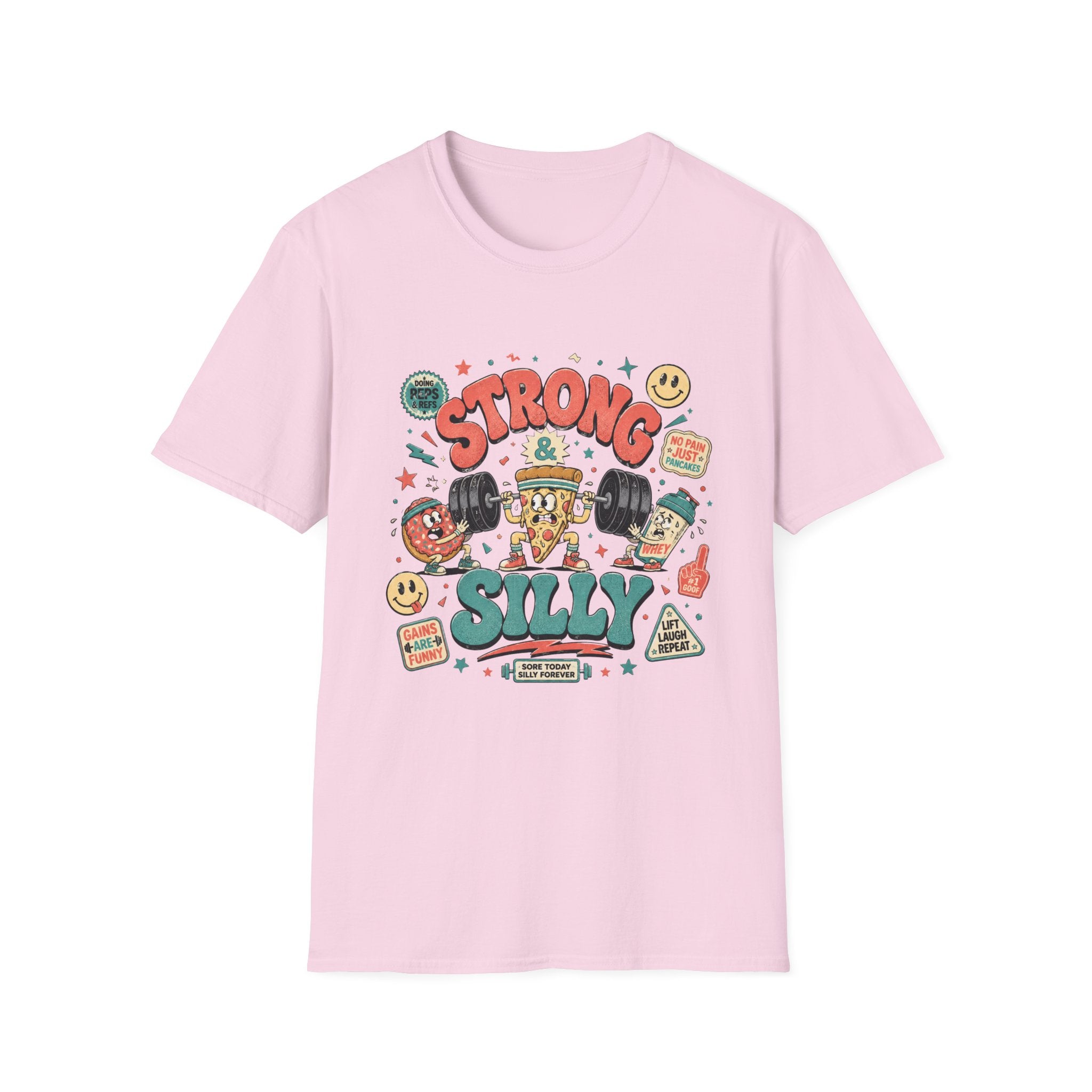 Strong & Silly T-Shirt - Cute Retro Cartoon Tee