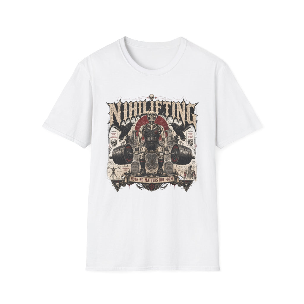 Nihilifting Skull & Barbell T-Shirt