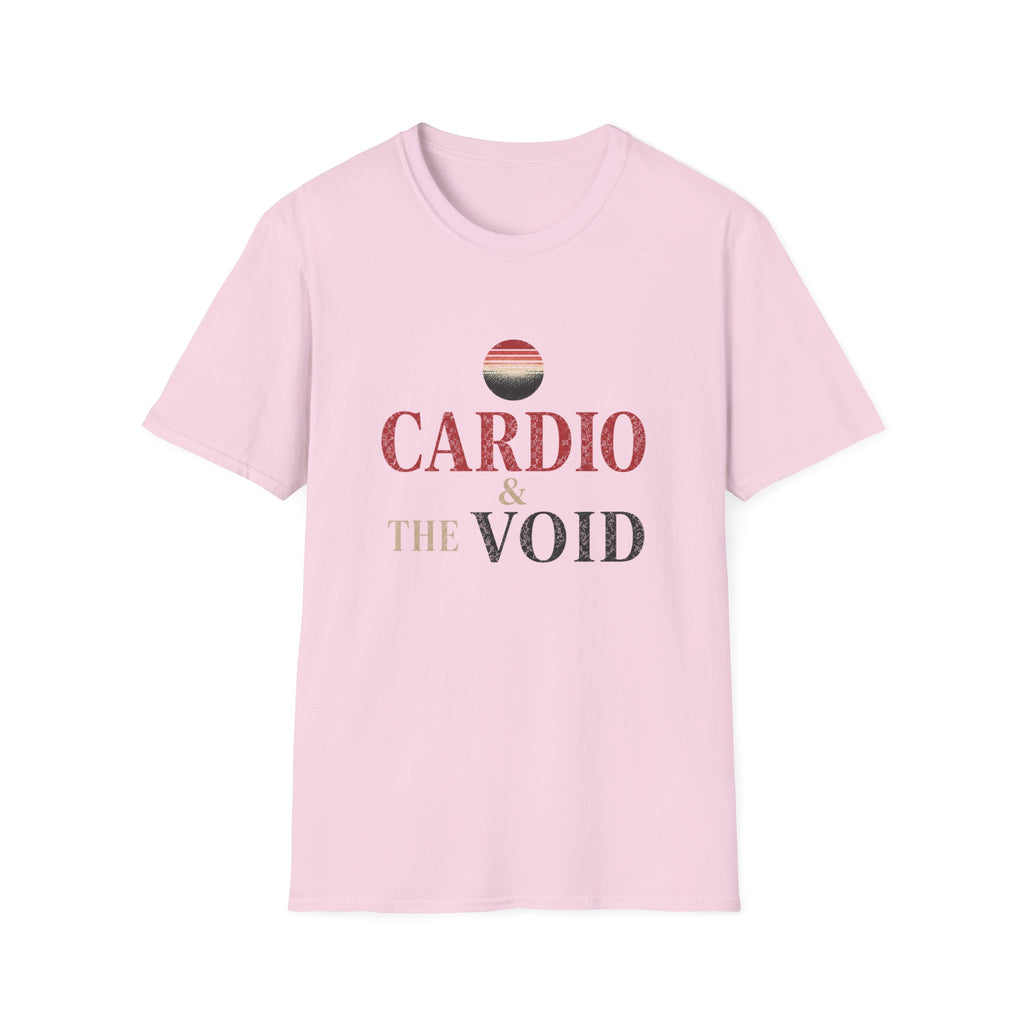 Cardio & the Void T-Shirt - Funny Workout Tee for Gym Lovers