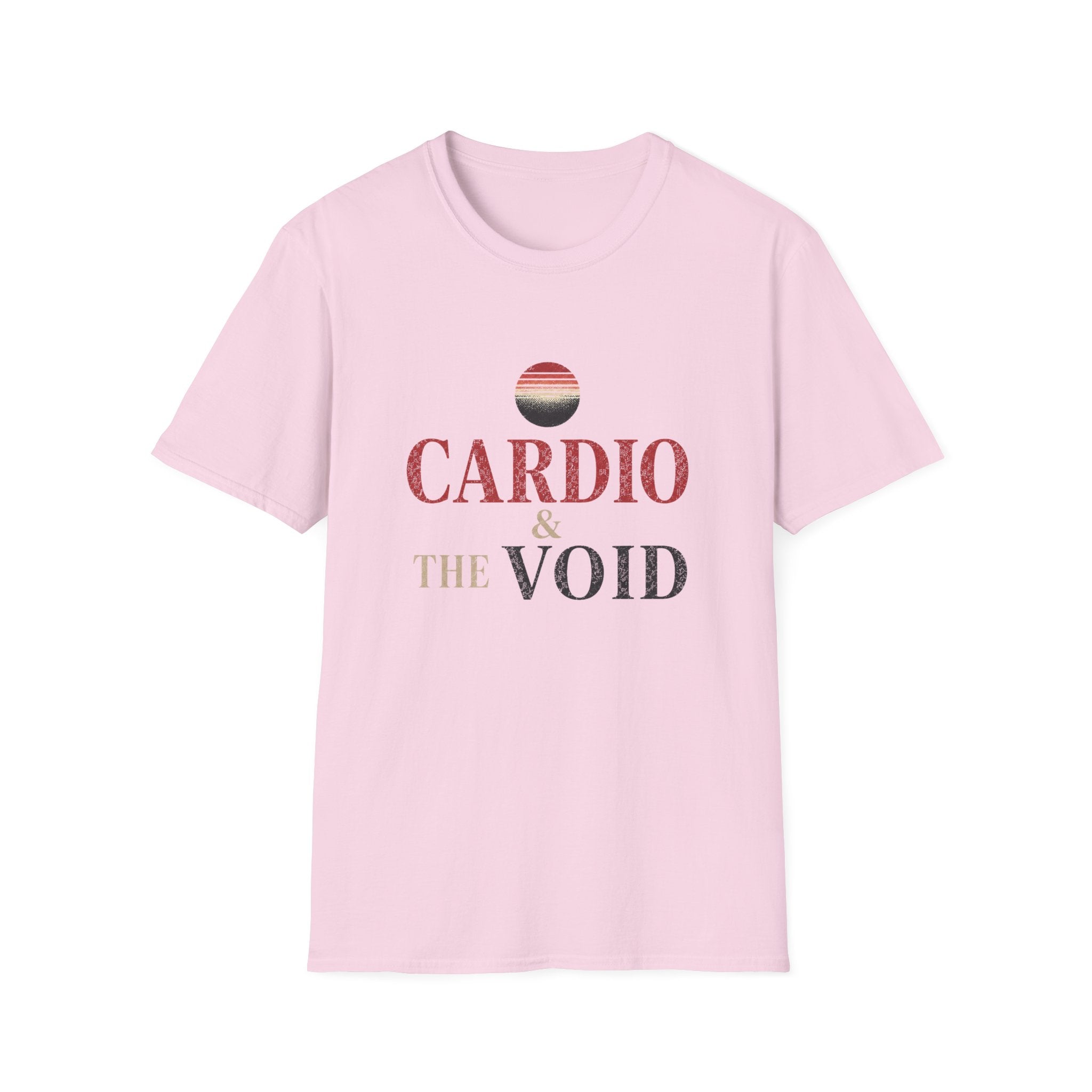 Cardio & the Void T-Shirt - Funny Workout Tee for Gym Lovers