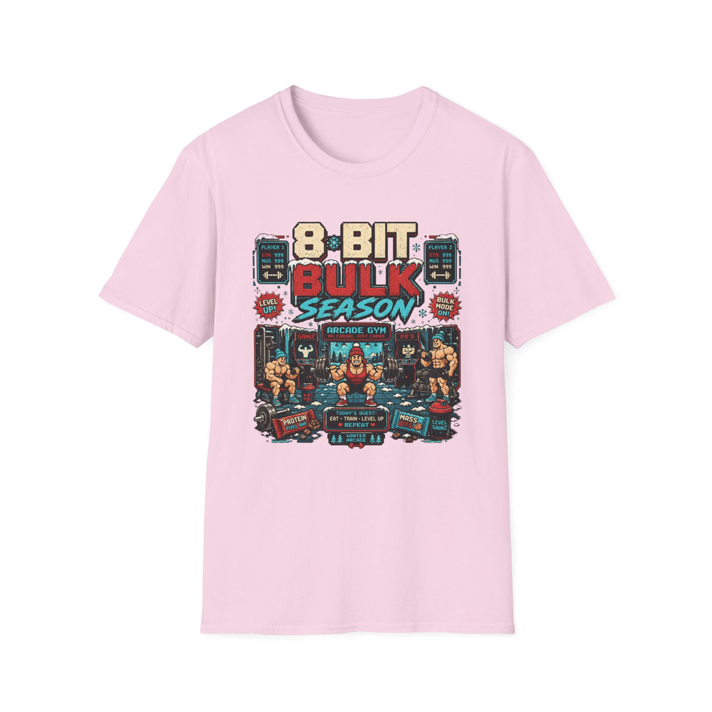 8-Bit Bulk Season T-Shirt - Retro Arcade Gym Gamer Tee