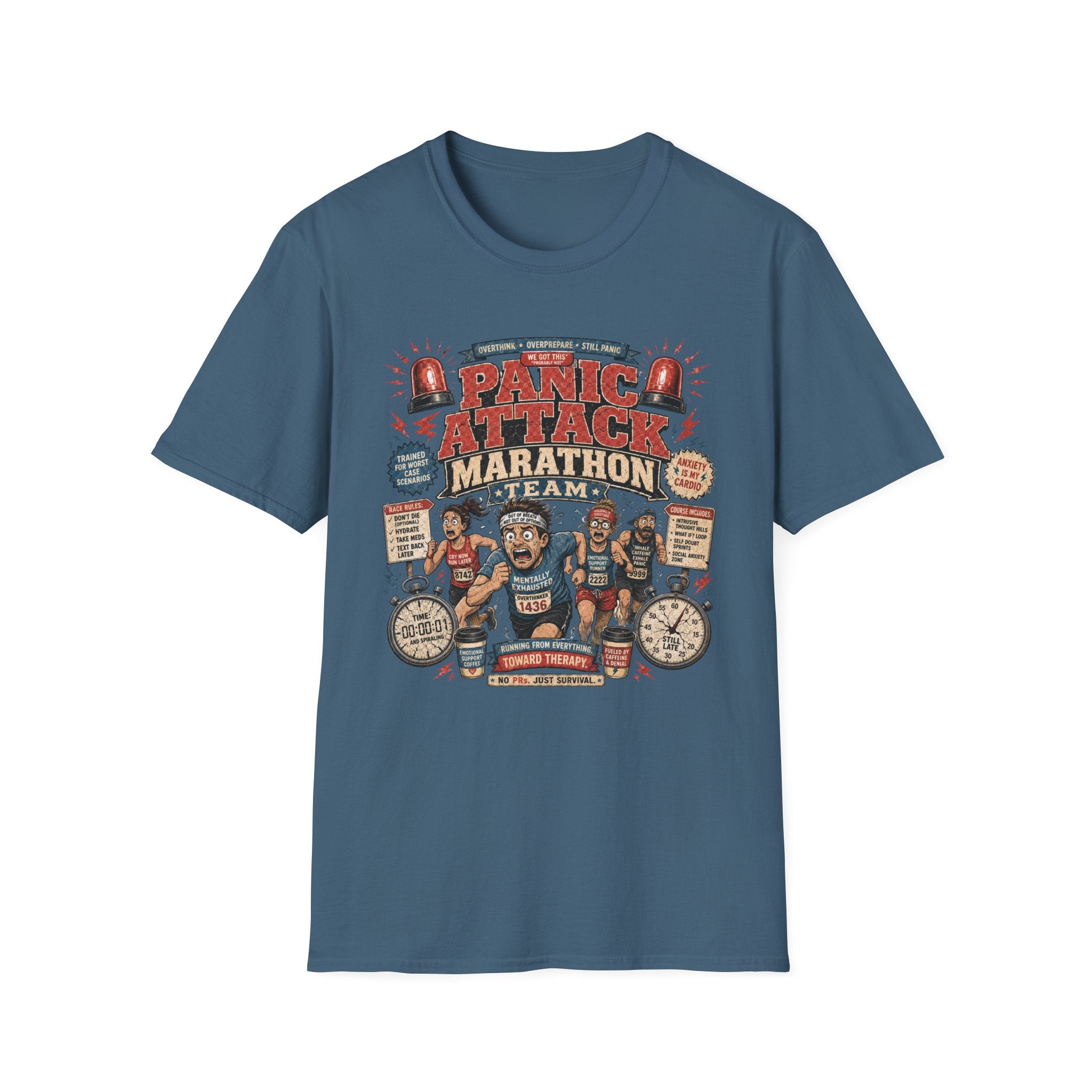 Panic Attack Marathon Team T-Shirt