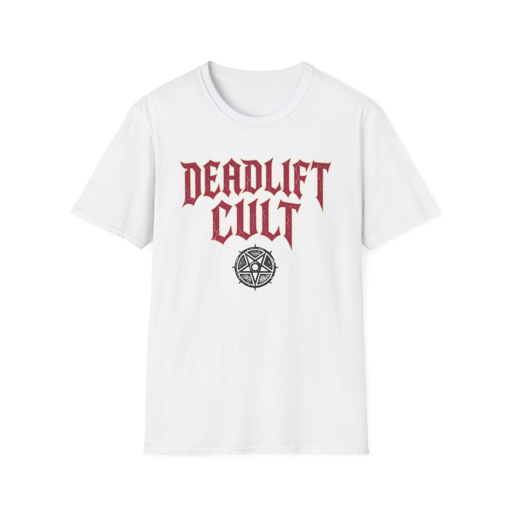Deadlift Cult T-Shirt - Heavy Lifting Gym Tee with Gothic Logo