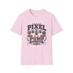 Pixel Pump T-Shirt - Retro 8-Bit Weightlifting Graphic Tee