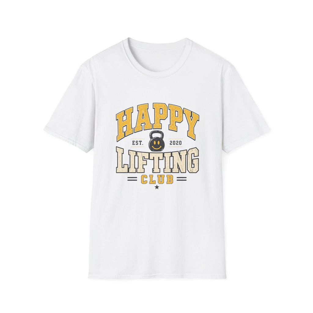Happy Lifting Club T-Shirt – Kettlebell Gym Workout Tee