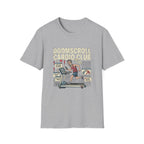 Doomscroll Cardio Club T-Shirt - Funny Running Tee for Anxious News-Bingers