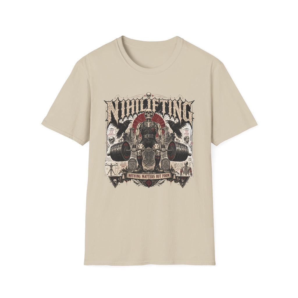 Nihilifting Skull & Barbell T-Shirt
