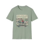 Doomscroll Cardio Club T-Shirt - Funny Running Tee for Anxious News-Bingers
