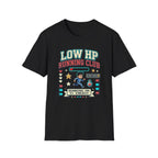 Low HP Running Club T-Shirt - Retro Video Game Gamer Tee