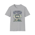 Motivation Not Found T-Shirt - Retro Error 404 Graphic Tee for Gamers & Students