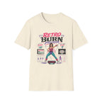 Retro Burn Program T-Shirt - 80s Vintage Aerobics Fitness Tee