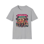 Neon Sweat Society T-Shirt - 80s Retro Fitness Tee