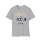 Deadlifts & Dread Weightlifting T-Shirt - Funny Gym Workout Tee