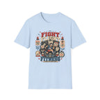 Fight Flight Fitness T-Shirt - Retro Motivational Gym Tee