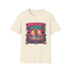 Workout Wave T-Shirt - Retro 80s Fitness Beach Graphic