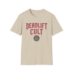 Deadlift Cult T-Shirt - Heavy Lifting Gym Tee with Gothic Logo
