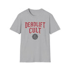 Deadlift Cult T-Shirt - Heavy Lifting Gym Tee with Gothic Logo