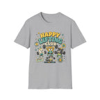 Happy Lifting Club T-Shirt- Cute Gym Animal Weightlifting Tee