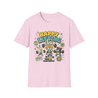 Happy Lifting Club T-Shirt- Cute Gym Animal Weightlifting Tee