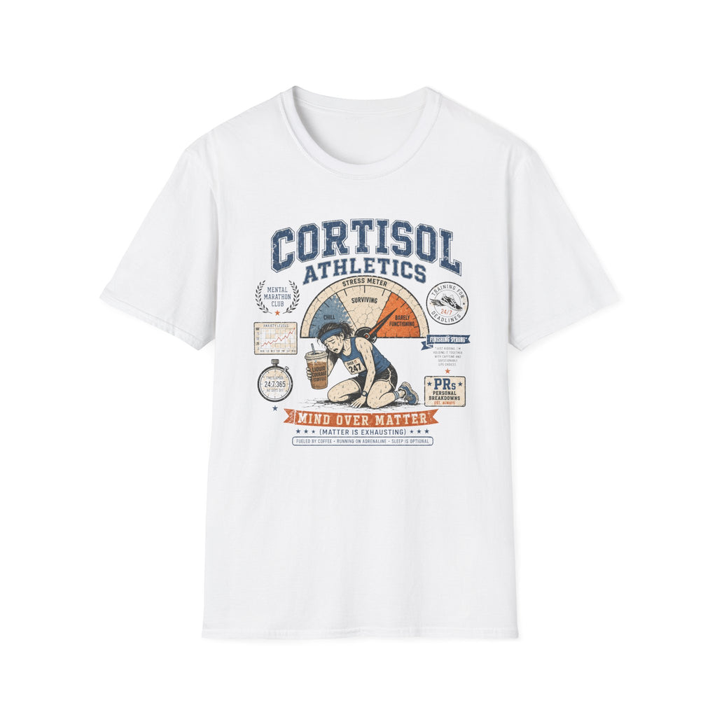 'Cortisol Over Matter' Stress & Fitness Graphic Tee