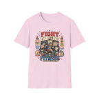 Fight Flight Fitness T-Shirt - Retro Motivational Gym Tee