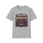 Slasher Gym T‑Shirt - "Slashers Love Deadlifts" Horror Workout Tee