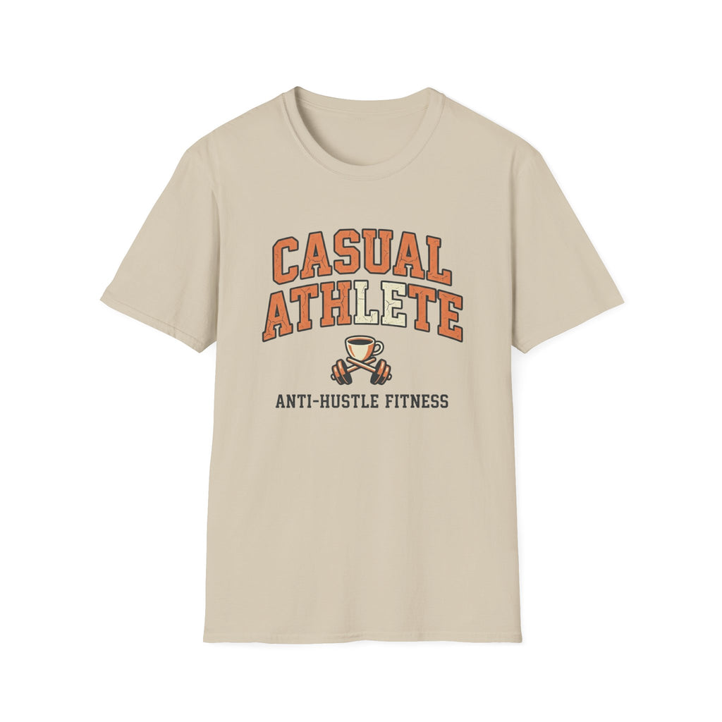 'Casual Athlete' Coffee & Anti-Hustle Fitness Graphic Tee