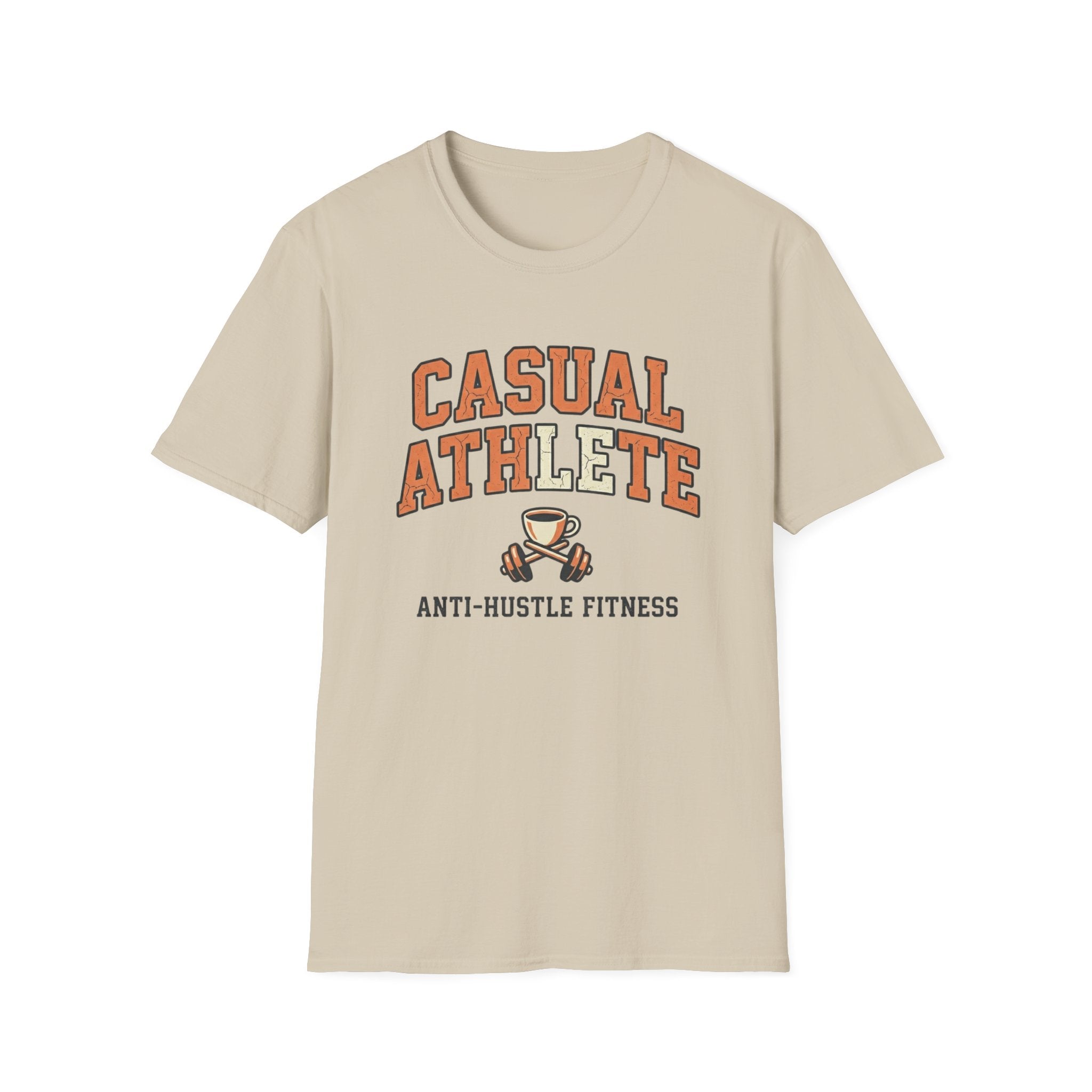 'Casual Athlete' Coffee & Anti-Hustle Fitness Graphic Tee
