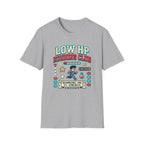 Low HP Running Club T-Shirt - Retro Video Game Gamer Tee