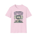 Motivation Not Found T-Shirt - Retro Error 404 Graphic Tee for Gamers & Students