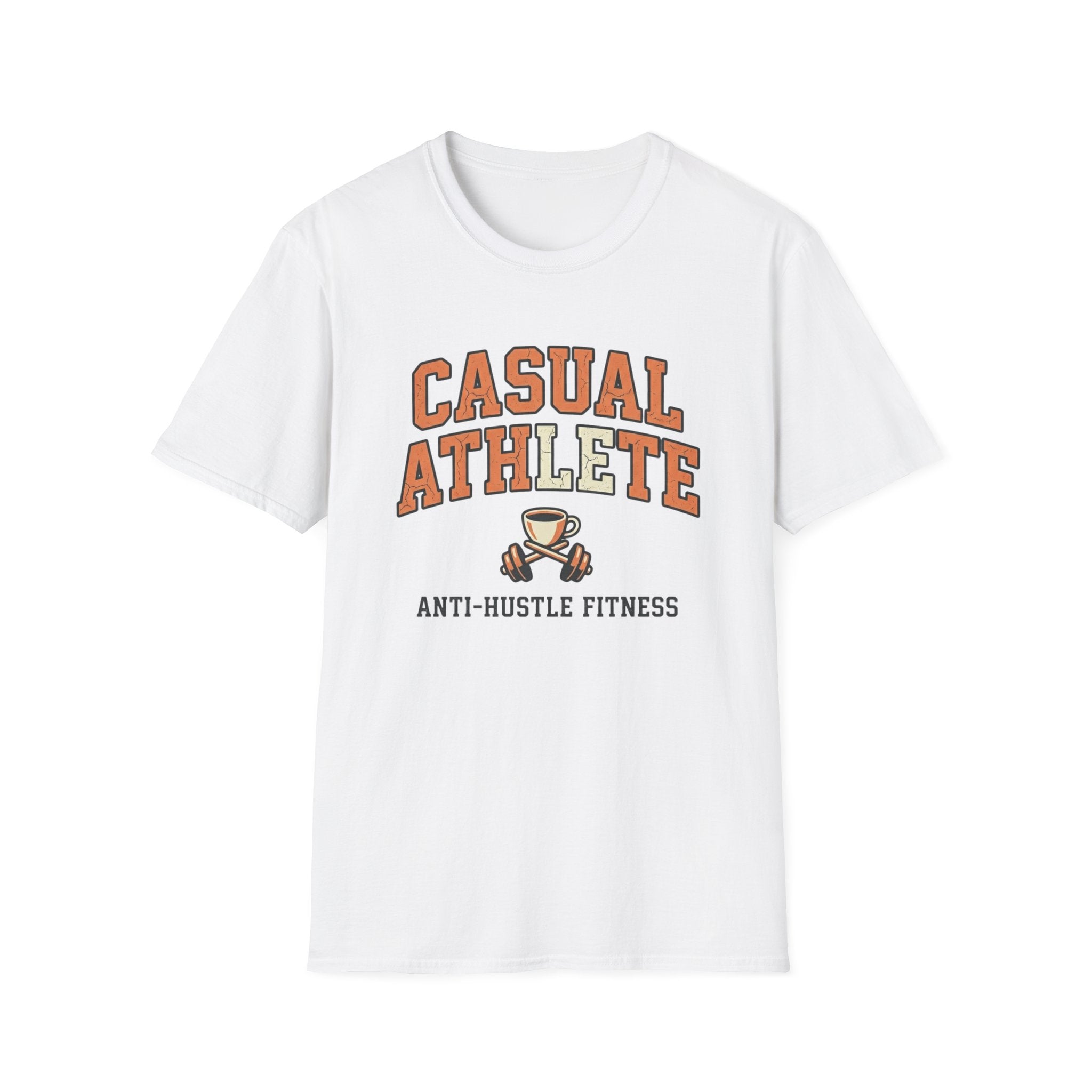 'Casual Athlete' Coffee & Anti-Hustle Fitness Graphic Tee