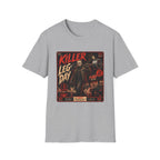 Killer Leg Day T-Shirt - Retro Horror Gym Tee ("Killer Leg Day")