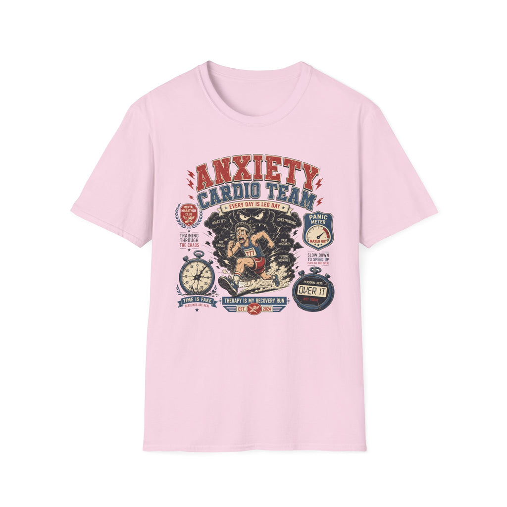Anxiety Cardio Team Graphic T-Shirt