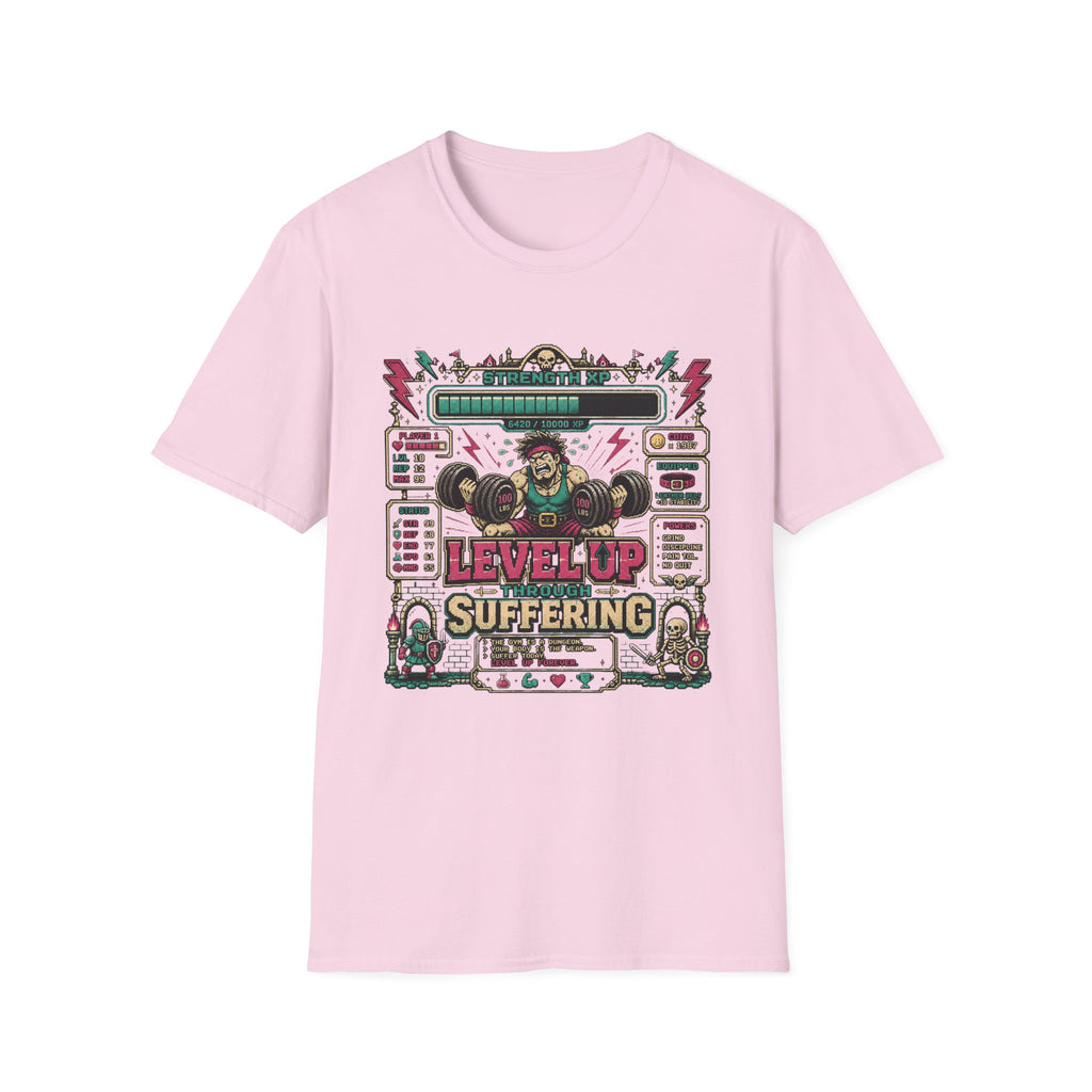 Level Up Suffering Gym T-Shirt