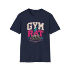 Gym Rat T‑Shirt - Retro Lightning Fitness Tee for Gym Lovers