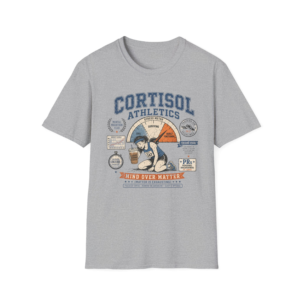 'Cortisol Over Matter' Stress & Fitness Graphic Tee