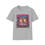 Workout Wave T-Shirt - Retro 80s Fitness Beach Graphic