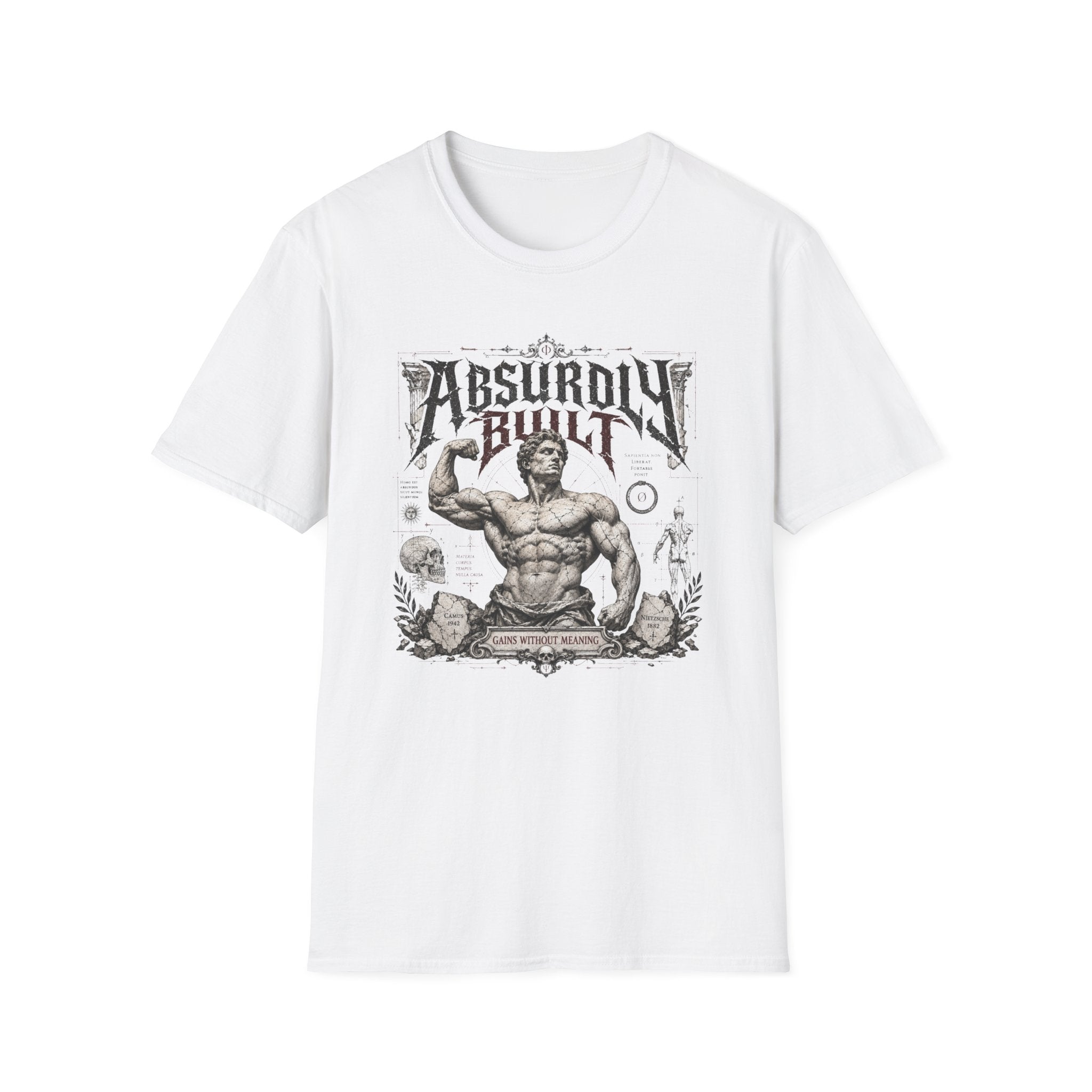Absurdly Built Muscle Vintage Graphic T-Shirt