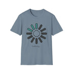 Loading Sun Pixel Tee - "buffering..." Retro Tech Graphic T-Shirt