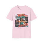 VHS Fitness Retro T-Shirt - "Influencer" 80s Workout Vintage Tee