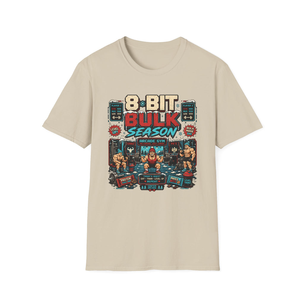 8-Bit Bulk Season T-Shirt - Retro Arcade Gym Gamer Tee
