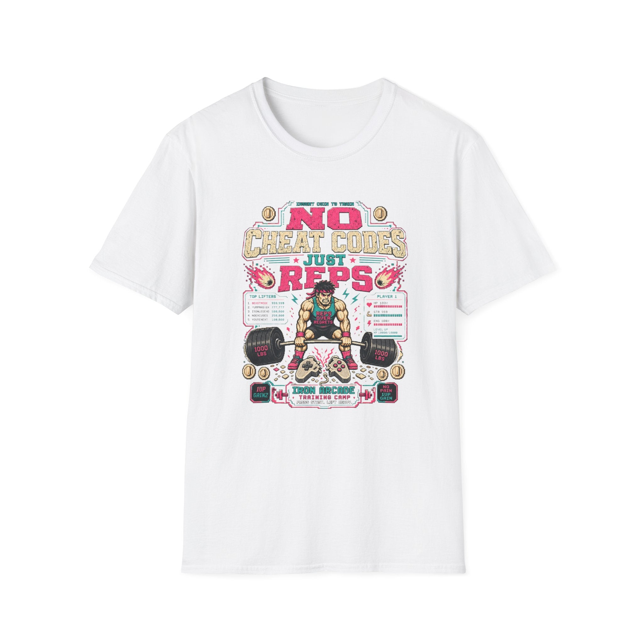 No Cheat Codes Just Reps T‑Shirt