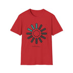 Loading Sun Pixel Tee - "buffering..." Retro Tech Graphic T-Shirt