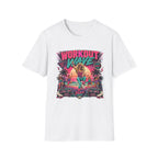 Workout Wave T-Shirt - Retro 80s Fitness Beach Graphic