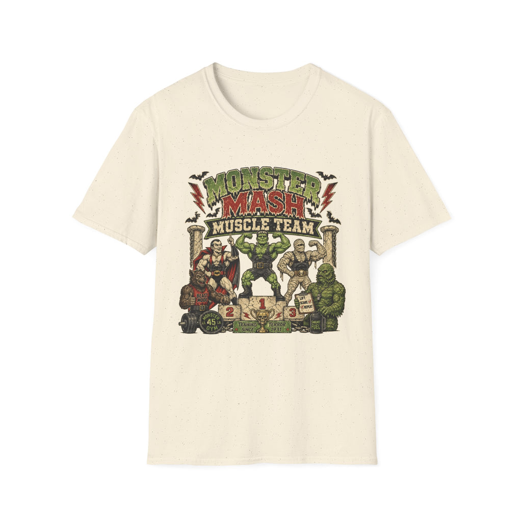 Monster Mash Muscle Team T-Shirt - Halloween Gym & Workout Tee