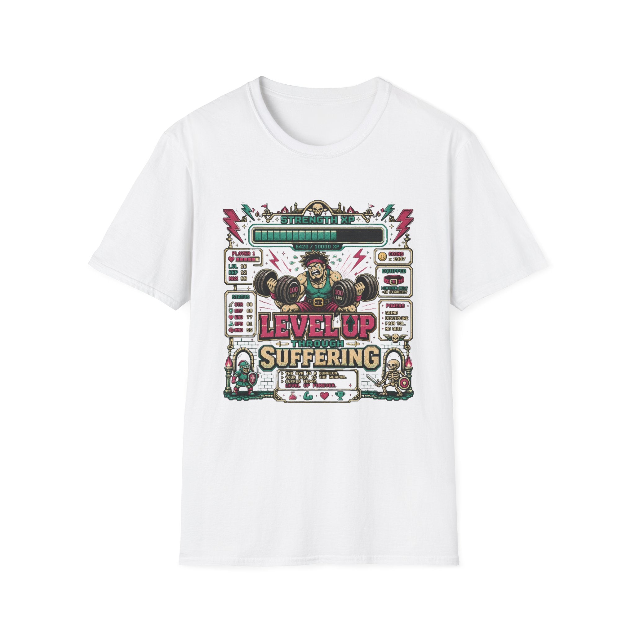 Level Up Suffering Gym T-Shirt