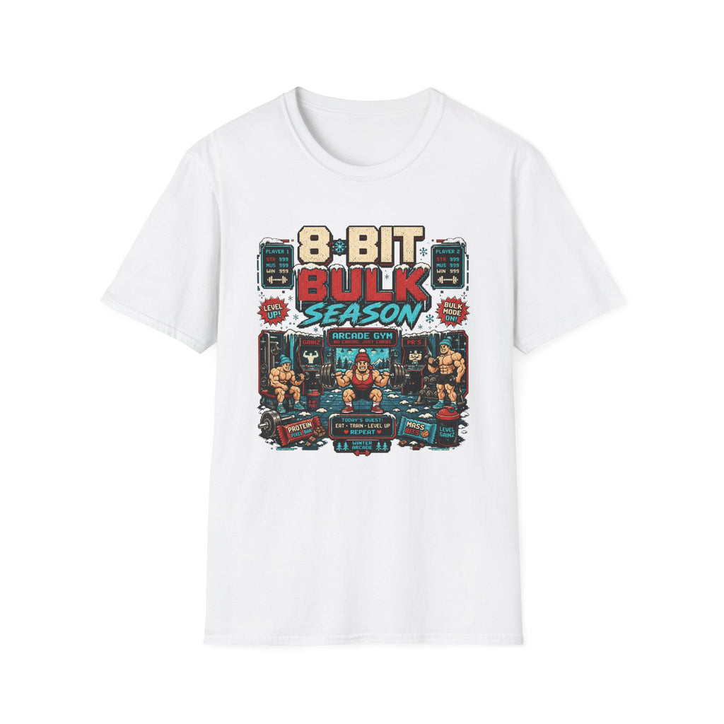 8-Bit Bulk Season T-Shirt - Retro Arcade Gym Gamer Tee