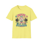 Cute But Strong T-Shirt - Kawaii Weightlifting Cat Gym Tee