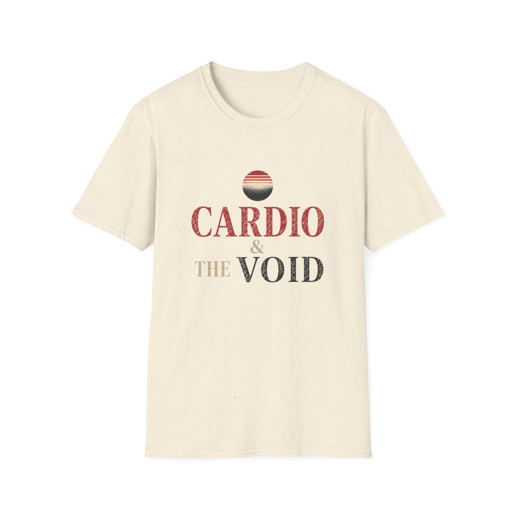 Cardio & the Void T-Shirt - Funny Workout Tee for Gym Lovers